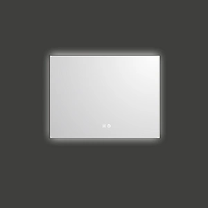 Mosmile Wall Hanging Framed LED Backlit Bathroom Mirror